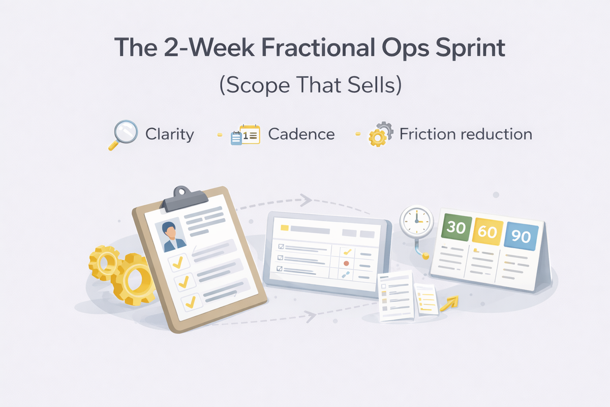 The 2-Week Fractional Ops Sprint