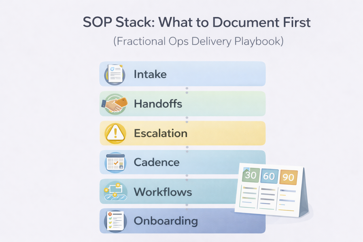 SOP Stack: What to Document First